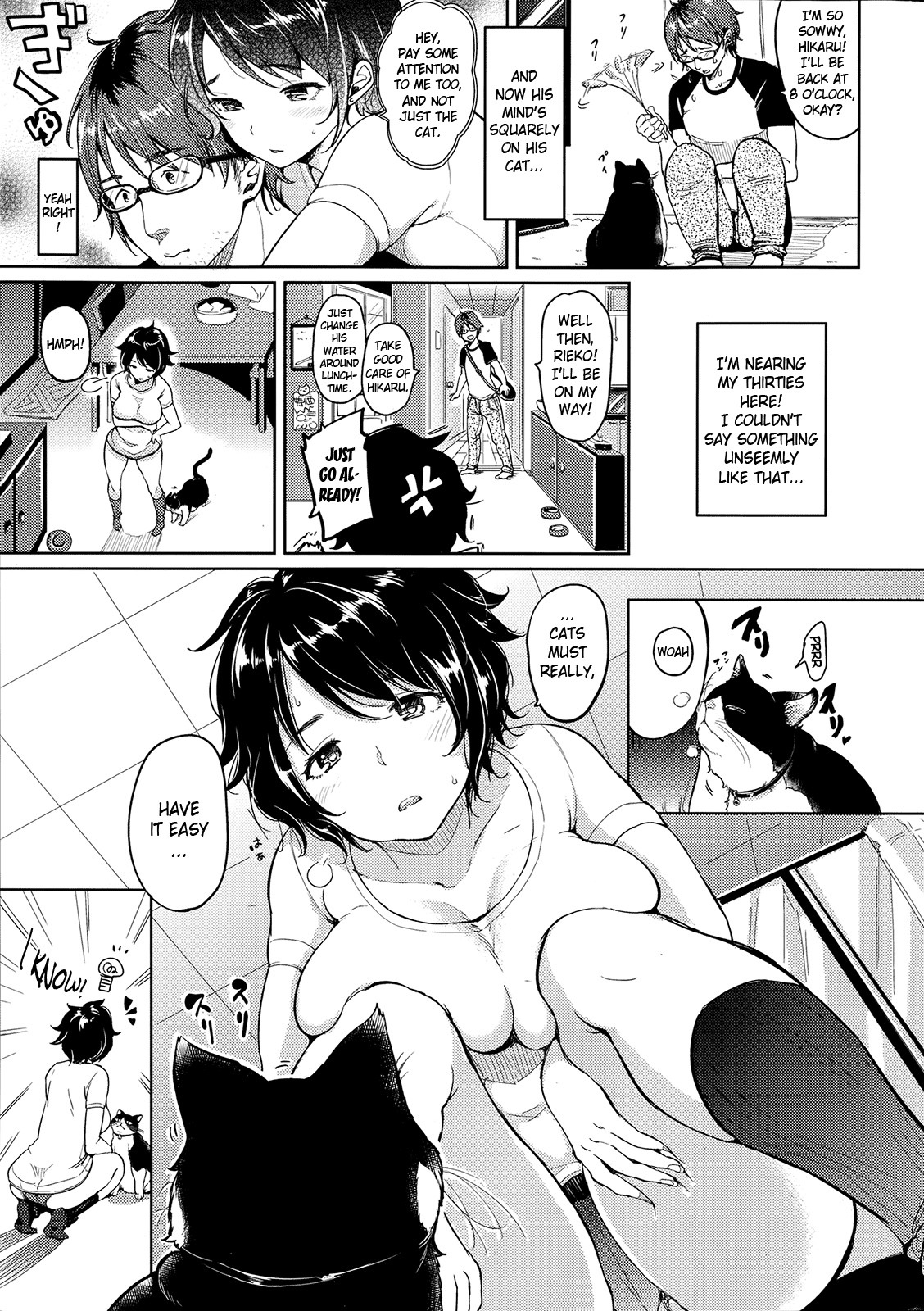 Hentai Manga Comic-Play With Me Like A Cat!-Read-3